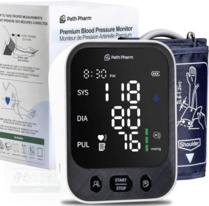 PATH PHARMA Premium Blood Pressure Monitor - 5 Best and Most Accurate Blood Pressure Monitoring