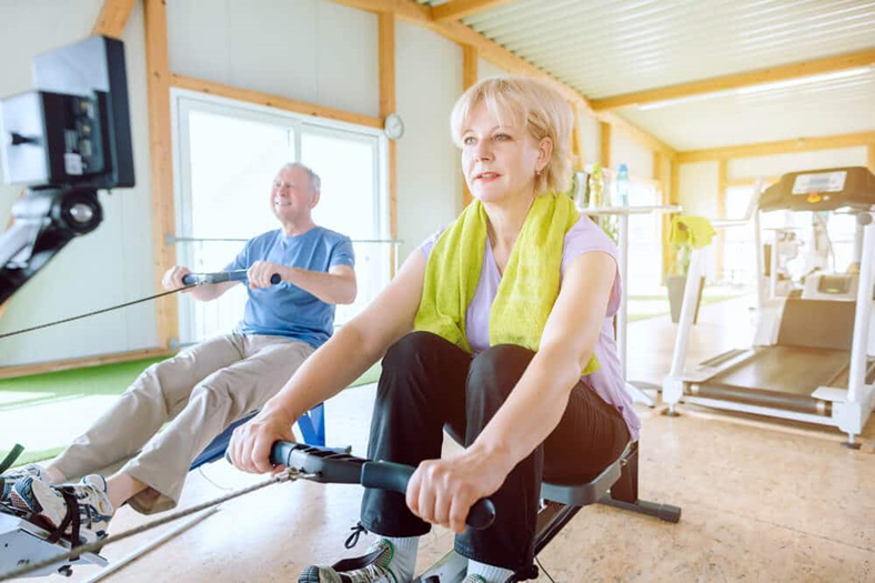 Two seniors on home exercise - 5 Best Home Exercise Equipment for Seniors