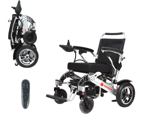  BANGERAN Folding Lightweight, Electric Wheelchair - 9 Best Electric Wheelchairs with Recline Features for Seniors