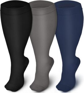 AOLIKS-Compression-Socks-Wide-Calf- 5 Best Compression Socks for Women - Plus Size