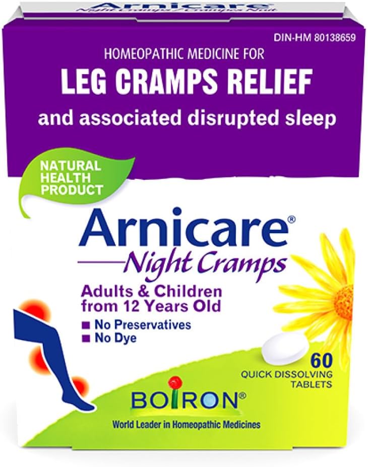 5 Helpful Supplements for Leg Cramps: Facts 8 BOIRON Arnicare Night Cramps For Tem Relief of Leg Cramps and Spasms