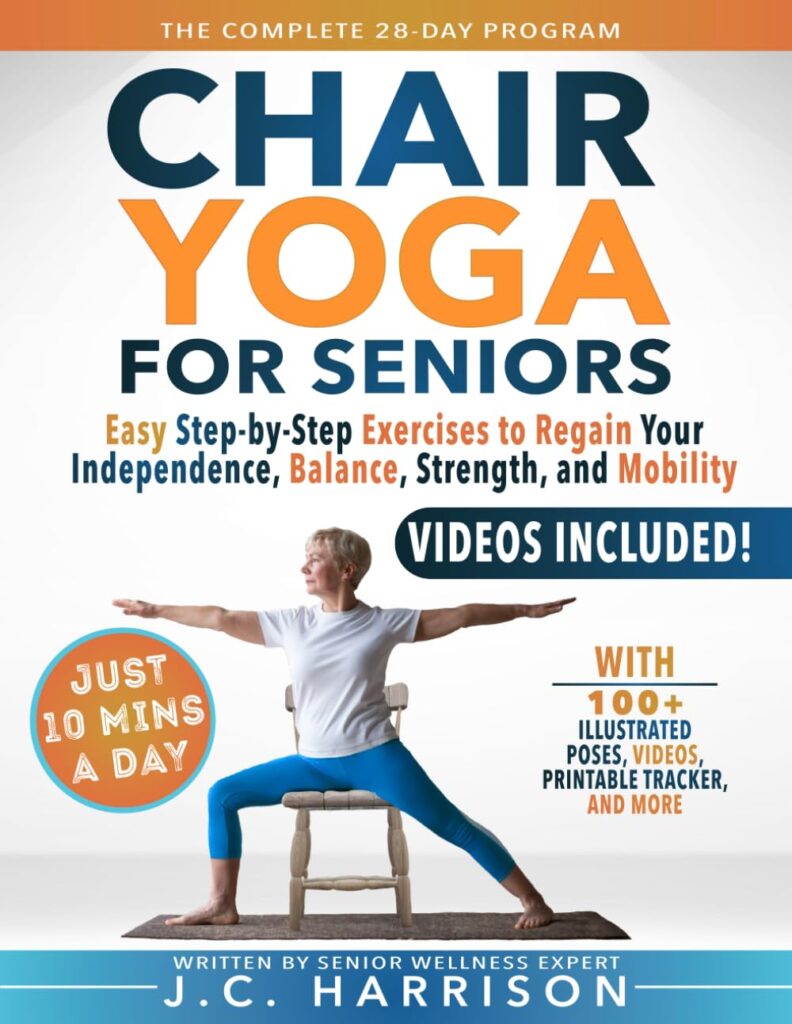 Book-10-Minute-Chair-Yoga-for-Seniors-over-60. - Benefits of Senior Exercise Videos