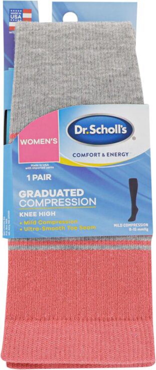 How to Select and Buy Womens Compression Socks 3 DR-SCHOLLS-Women-Graduated-Compression-Knee-High-1-2-pair-packs- How to Select and Buy Womens Compression Socks