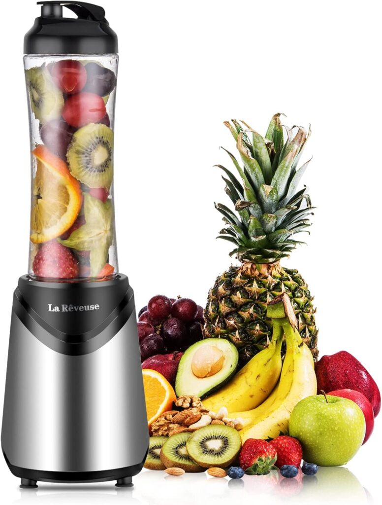 7 Top Rated Smoothie Blenders - Under 100 Dollars 8 La-Reveuse-Smoothie-Blender-Personal-Size-300W-Portable - & Top Rated Smoothie Blenders