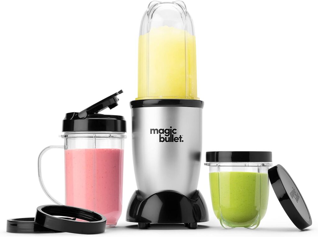 Magic-Bullet-Blender-Small-Silver-11-Piece-Set - 6 Best Small Smoothie Blenders