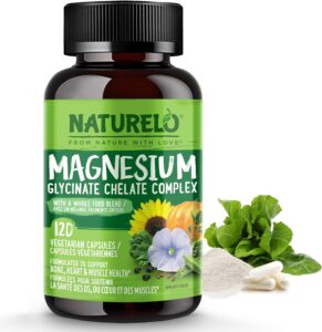 NATURELO-Magnesium-Glycinate-Chelate-Complex-200mg - Leg Cramps in Seniors