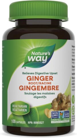 NATURES-WAY-Ginger-Root - Common Causes of Stomach Bloating
