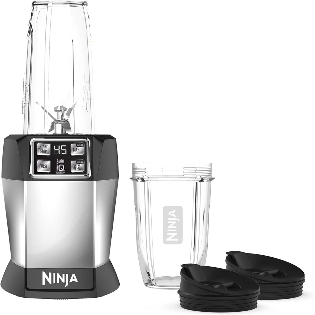 7 Top Rated Smoothie Blenders - Under 100 Dollars 3 Ninja-BL480D-Nutri-Ninja-with-1000-Watt-Auto-IQ-Base - Top Rated Smoothie Blenders