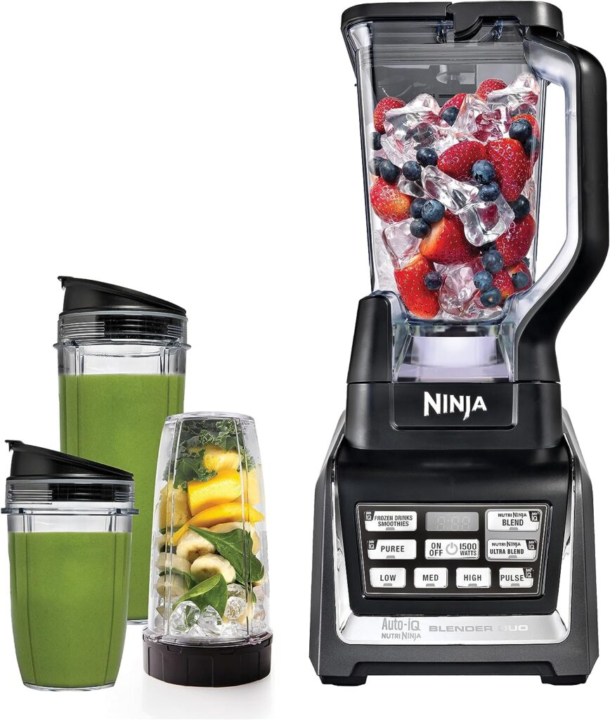 Ninja-BL642-Nutri-Ninja-Personal-Countertop-Blender-combo - 6 Best Small Smoothie Blenders