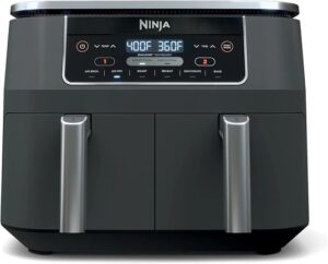 The Best Air Fryers in Canada - 5 Safest 2 Ninja-Foodi-6-in-1-8-Qt-2-Basket-Air-Fryer - The Best Air Fryers in Canada