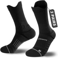 Rahhint Coolmax 3-pack Mens Compression Socks - Best Black Mens Compression Socks