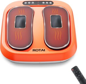 ROTAI-Vibration-Foot-Massager-Multi-Relaxations-and-Pain-Relief-Rotating-Acupressure-Electric-Foot-Circulation-Device-with-Remote-Control - The Best Products that Can Help Improve Blood Circulation