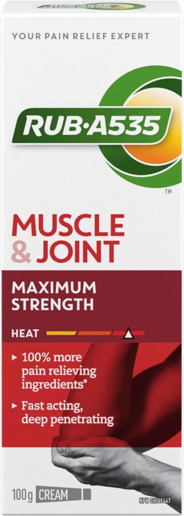 RUB A535 Muscle and Joint Cream- Discover Relief for Leg or Foot Cramps