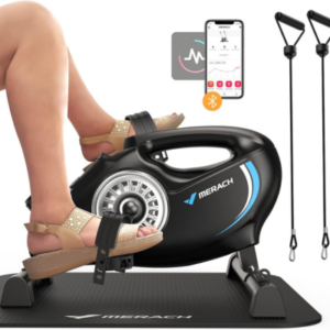 MERACH Under Desk Bike Pedal Exerciser with MERACH App - Poor Circulation Problems in Seniors