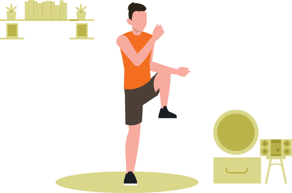 8 Senior Exercise Routines: Highly Effective 8 Boy-marching-in-place - 8 Senior Exercise Routines