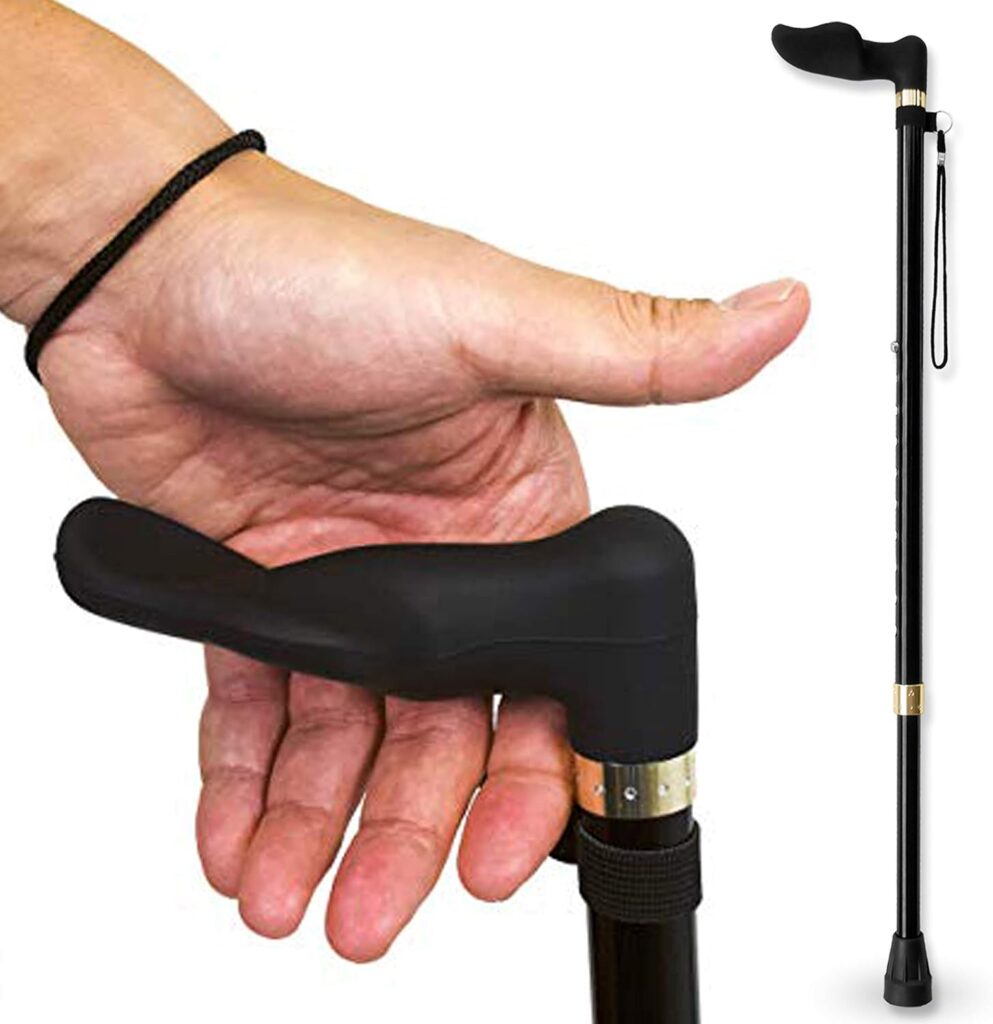 RMS-Left-Hand-Palm-Grip-Orthopedic-Handle - Walking Canes for Seniors