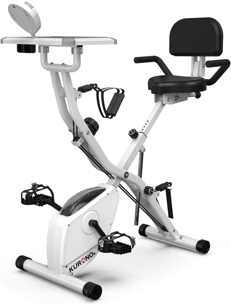 BARWING Foldable Indoor Cycling Bike for Seniors - 5 Best Home Exercise Equipment for Seniors