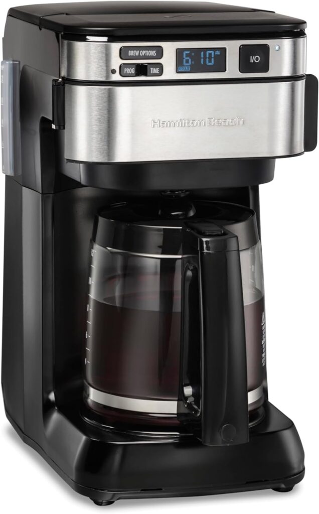 Hamilton Beach 12 Cup Programmable Front fill Coffee maker - 9 Best Coffee Makers for Home Use Compared