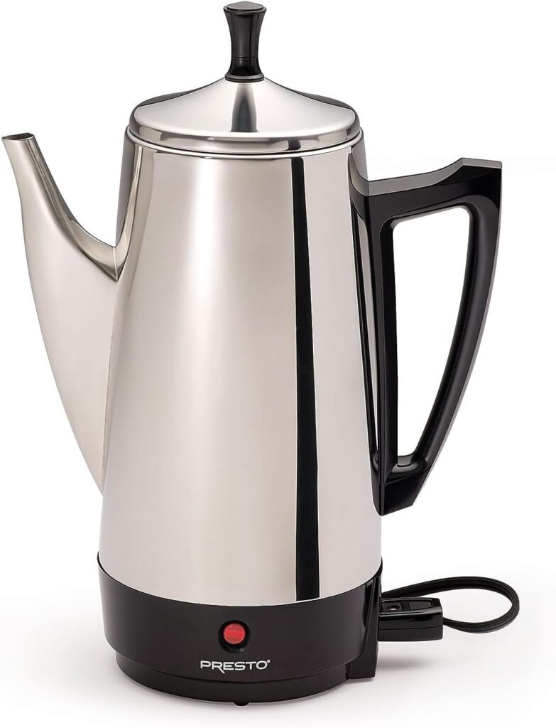 PRESTO 02811 12 Cup Stainless Steel Coffee Maker - 9 Best Coffee Makers for Home Use Compared