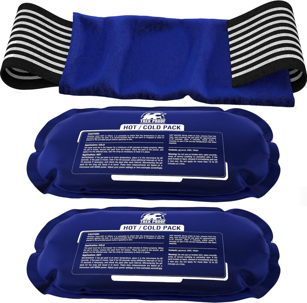 TREKPROOF-Ice-Pack-3pce-Reusable-Hot-and-Cold-Therapy - 5 Popular Muscle Relaxing Devices