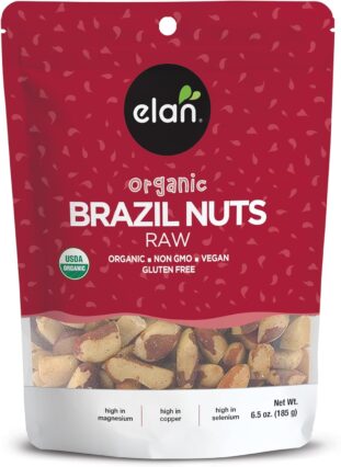 ELAN Organic Brazil Nuts - Conquer Tiredness in Seniors