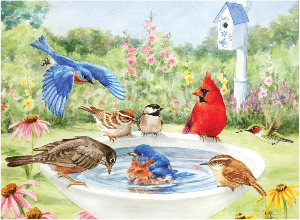 Relish 35 piece Bathing Birds - Dementia Alzheimers Puzzle - The Chains of Seniors and Loneliness