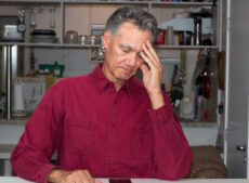 tired-mature-man-at-home - Simple No Cost Ways to Get Anxiety Stress Relief