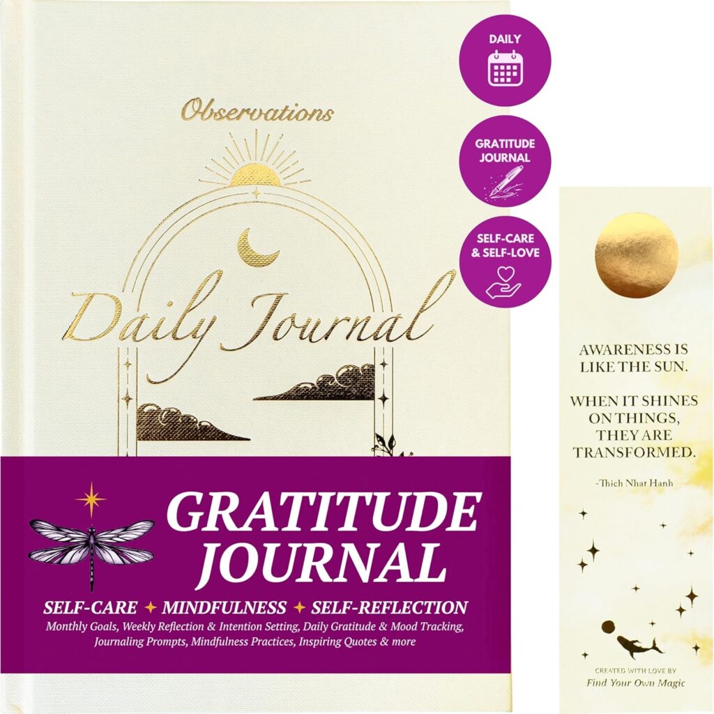 Book - Gratitude Journal for Women and Men - Daily Mental Health Journal - 10 Best Relaxation Techniques for Anxiety and Stress