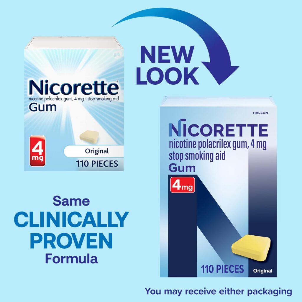 Nicorette Nicotine Gum Original 4mg - Tips to Quitting Smoking