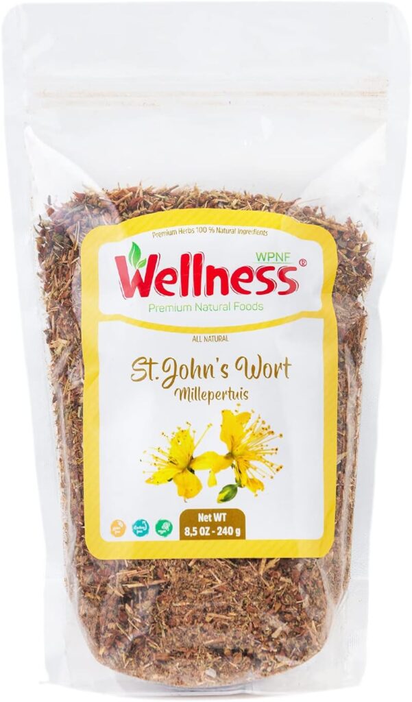 WELLNESS St Johns Wort Flowers Herbal Tea - How to Quit Smoking Cigarettes for Good