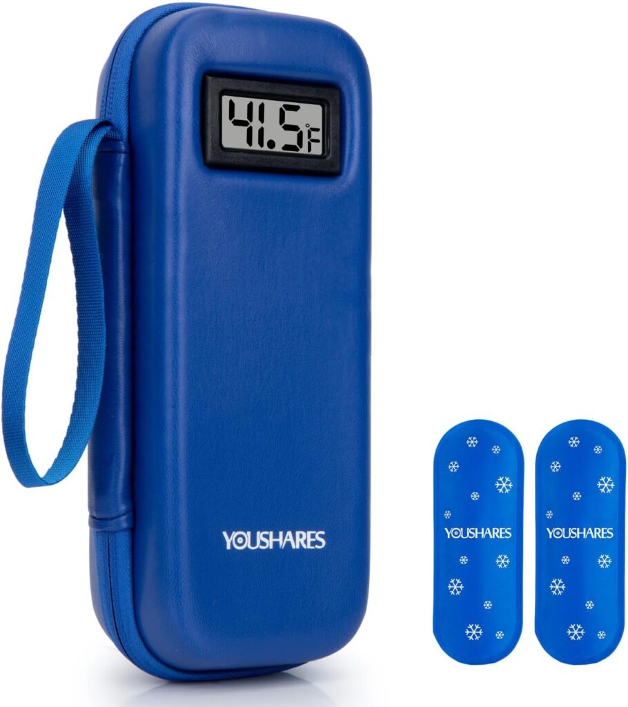 YOUSHARES Insulin Cooler Travel Case with Temp Display - Uncontrolled Diabetes and the Brain