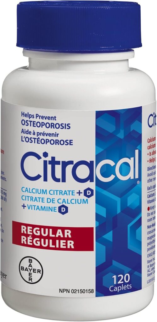 CITRACAL Cslcium Citrate-Vitamin D Caplets- The Best Calcium for Osteoporosis