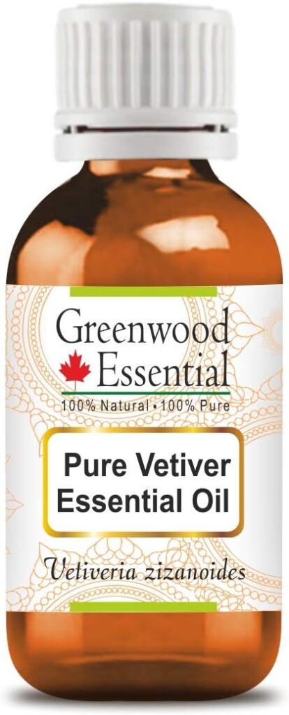 GREENWOOD ESSENTIAL Pure Vetiver Essential Oil - 7 Effective Overlooked Aromatherapy Oils for Stress