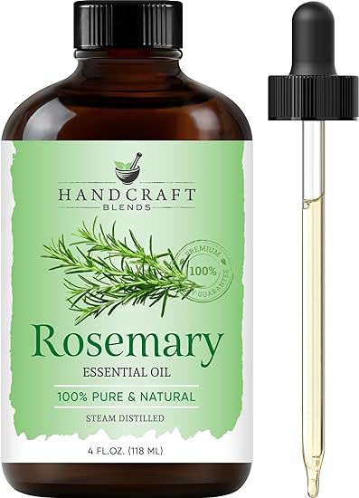 HANDCRAFT Rosemary Essential Oil - 7 Effective Overlooked Aromatherapy Oils for Stress