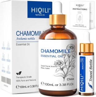 HIQILI Chamomile Essential Oil - 7 Top Aromatherapy Oils for Stress
