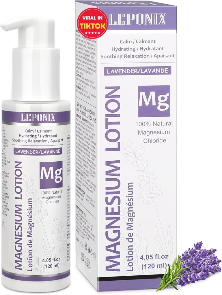 Magnesium Lotion for Leg Cramps: 6 Best 6 LEPONIX Magnesium Lotion For Leg Cramps
