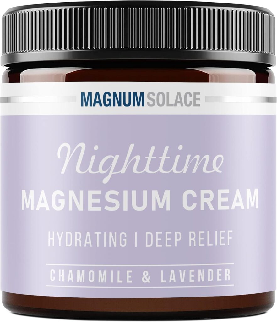 Magnesium for Leg Cramps: 6 Effective Creams 5 MAGNUM SOLACE Magnesium Chloride Cream - Magnesium for Leg Cramps