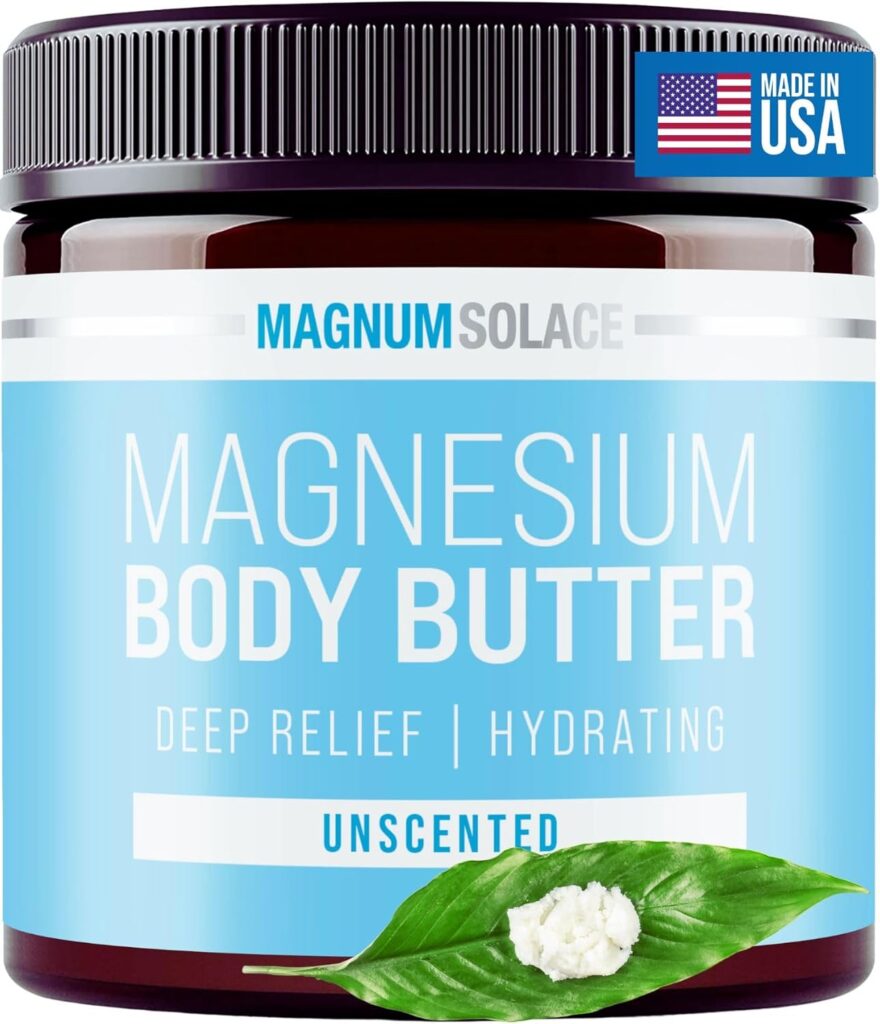 MAGNUM SOLACE Magnesium Shea Butter Cream - Magnesium for Leg Cramps