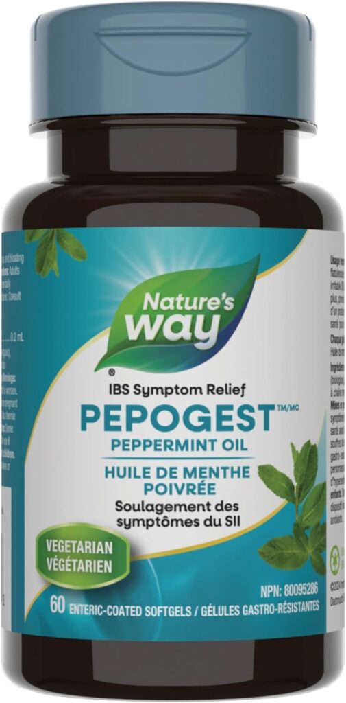 NATUREs WAY IBS Symptom PEPOGEST Peppermint Oil Softgel