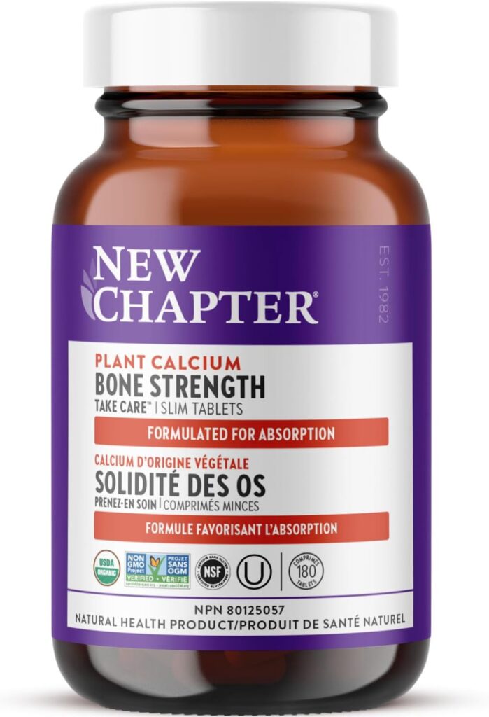 NEW CHAPTER Plant Calcium Organic Red Marine Algae-Mag-D3-K2 - The Best Calcium for Osteoporosis