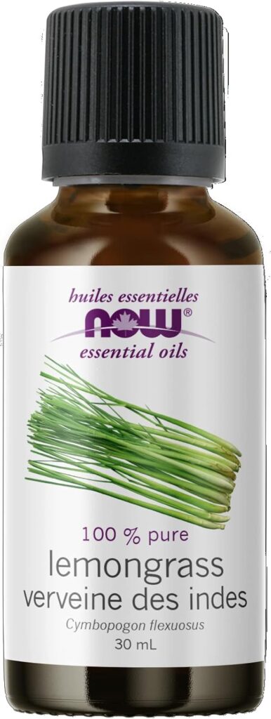 NOW Lemongrass Essential Oil - 7 Effective Overlooked Aromatherapy Oils for Stress