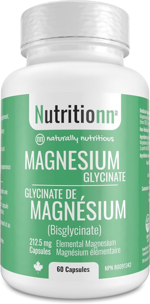 NUTRITIONN Magnesium Bisglycinate - 7 Magnesium Supplements for Leg Cramps