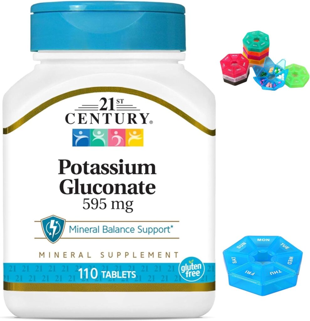 21st CENTURY Potassium Gluconate - 5 Best Potassium Supplement