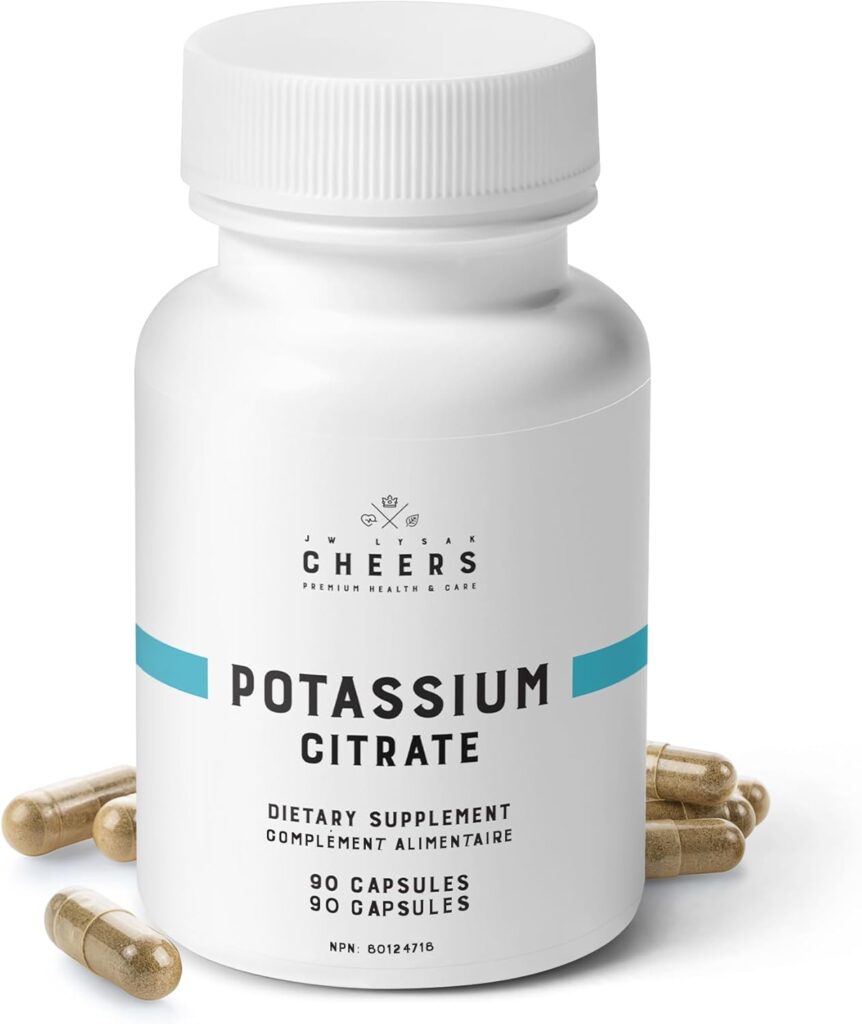 5 Best Potassium Supplement: Instant Leg Cramp Relief 6 CHHERS Potassium Citrate Supplement - 5 Best Potassium Supplement