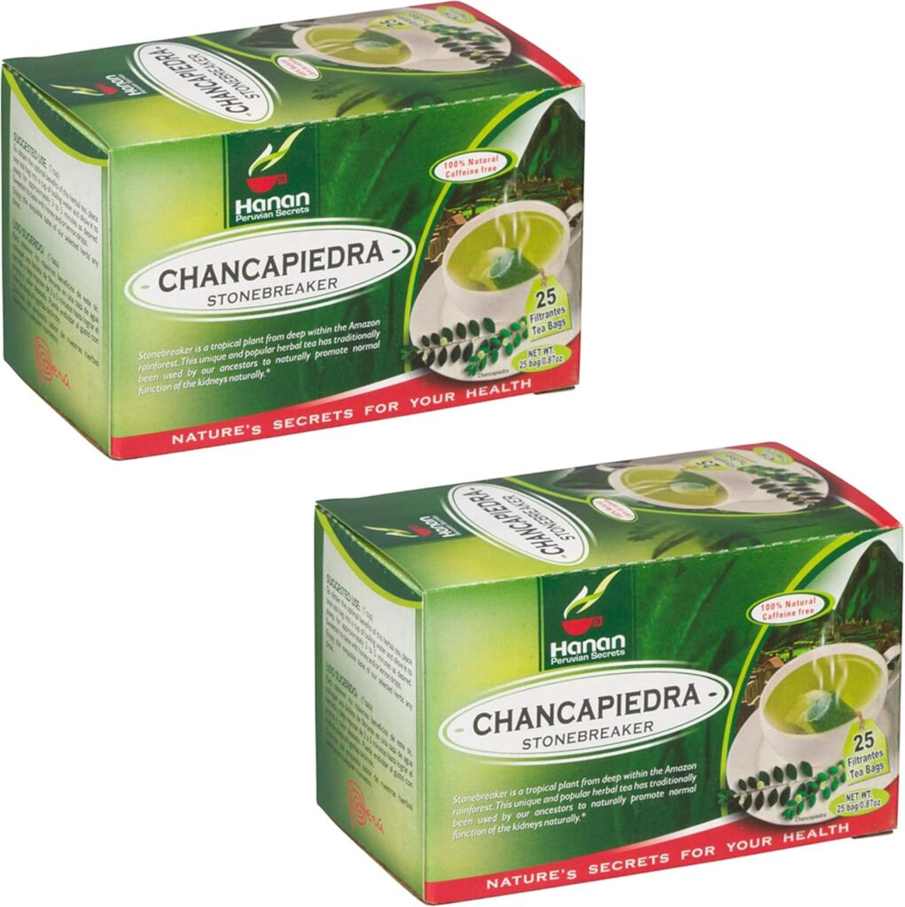 HANAN Chancapiedra Herbal Tea- Natural Kidney Cleanse - Best Foods to Eat for Kidney Health