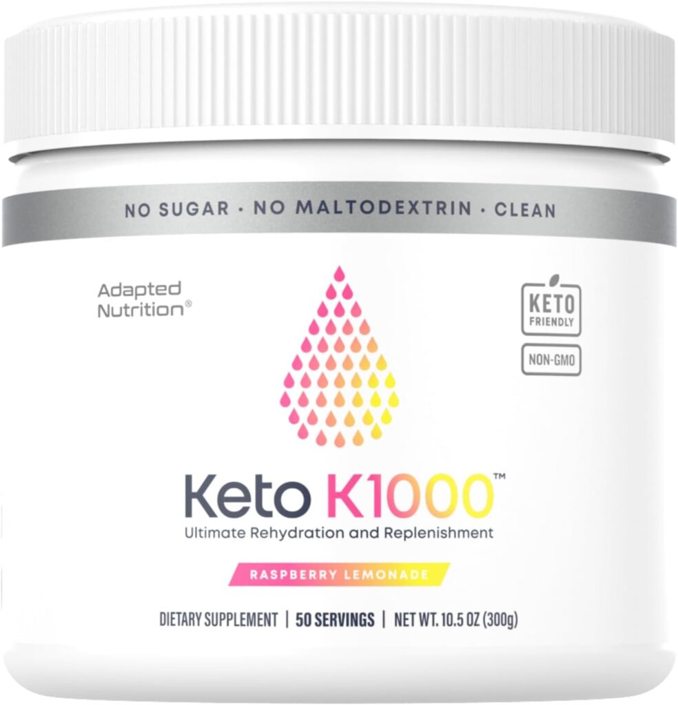 KETO K1000 Electrolyte Powder Supplement - 5 Best Potassium Supplement