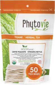 PHYTOVIE Organic Stinging Nettle Herbal Tea - 11 Safe Natural Remedies for Kidney Disease