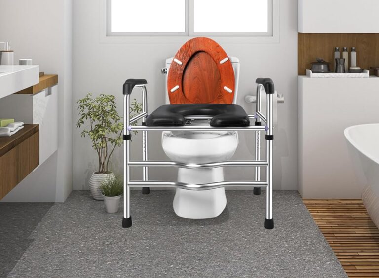 Banner-DEEWOW-Raised-Toilet-Seat-with-Handles. - Top Raised Toilet Seats for Seniors