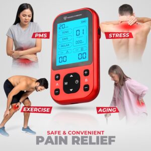 TENS Unit Muscle Stimulator Pro - Physical Therapy EMS Massager - A Fibromyalgia Attack