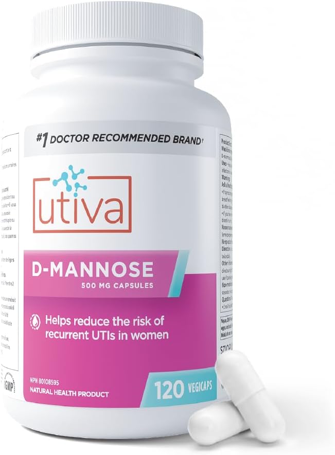 UTIVA D-Mannose Supplement - Aging and Bladder Problems